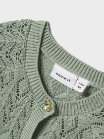 NAME IT Strik Cardigan Lilje Jadeite